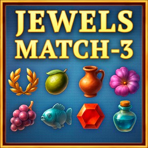 Jewels of Rome: Match-3 and City Building Game!