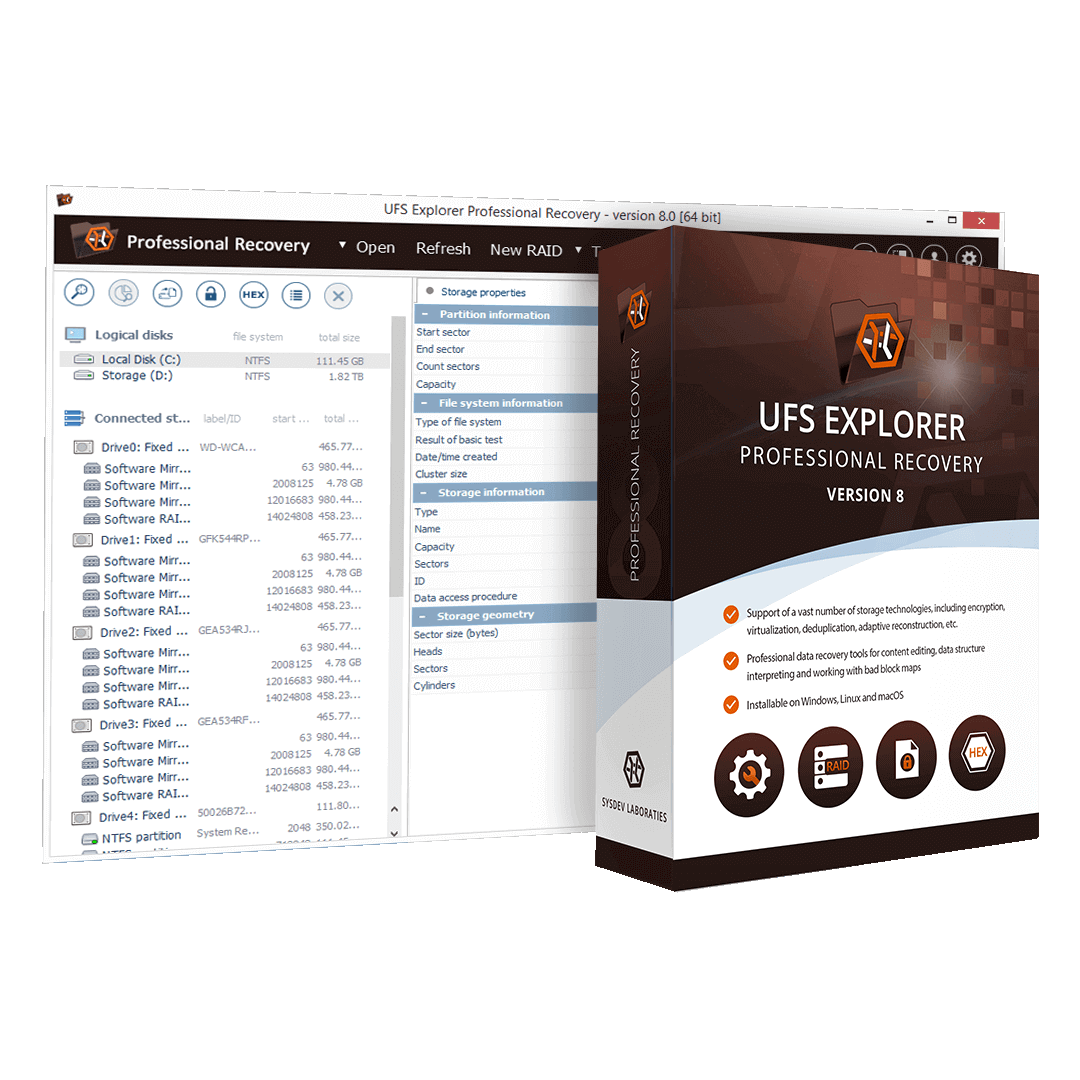 UFS Explorer Professional Recovery